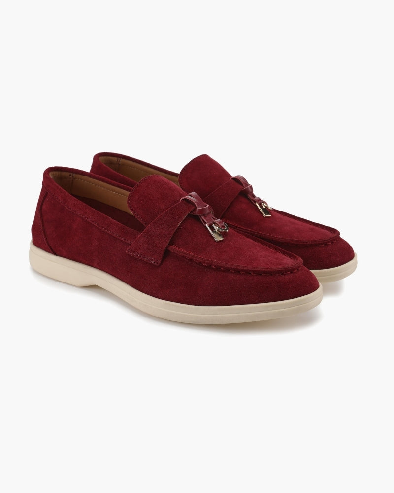 Damen-Loafer aus Wildleder