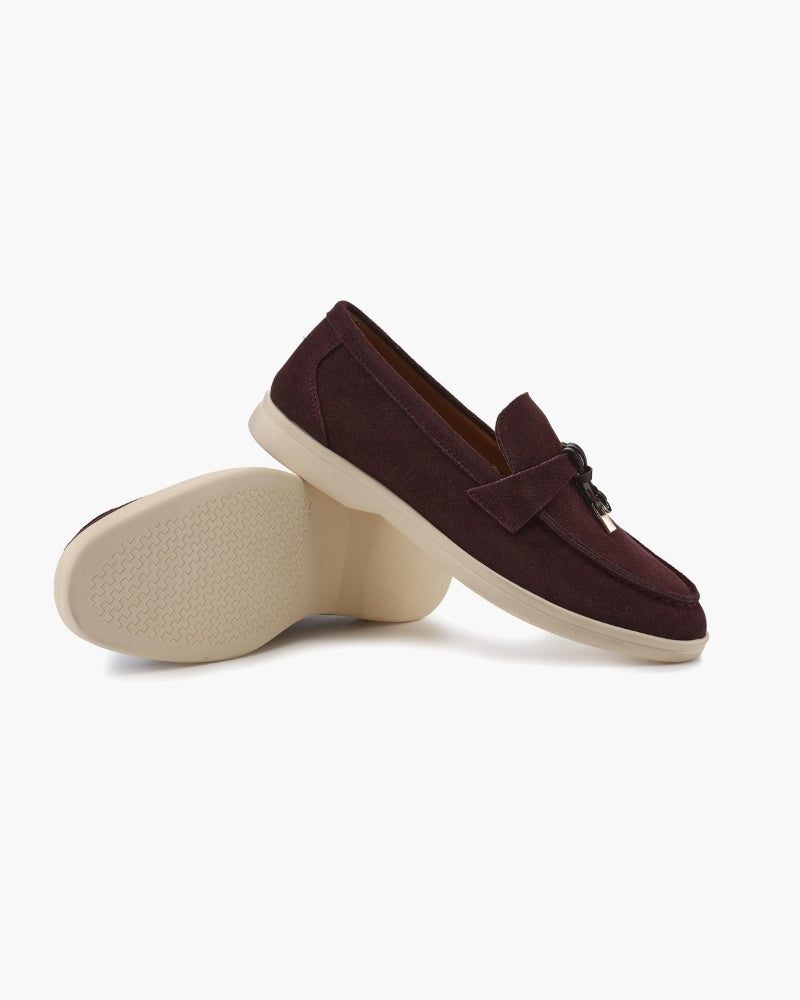 Damen-Loafer aus Wildleder