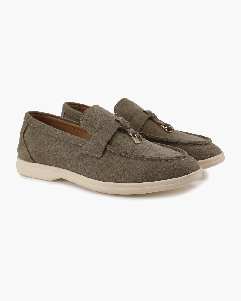 Damen-Loafer aus Wildleder