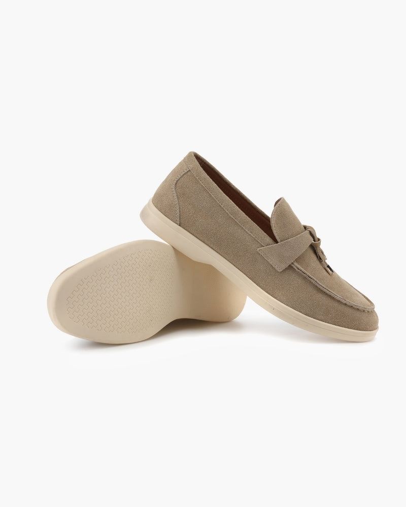 Damen-Loafer aus Wildleder