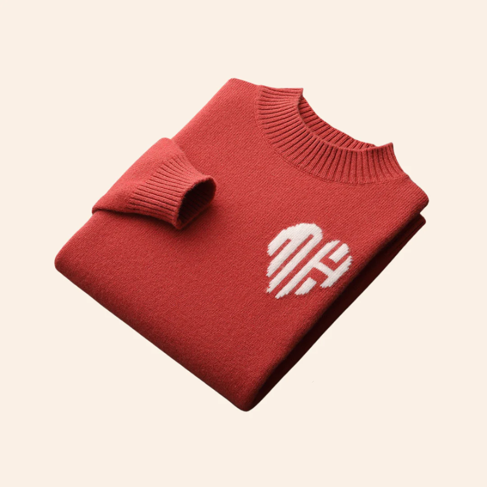 Kaschmirpullover „Heart“