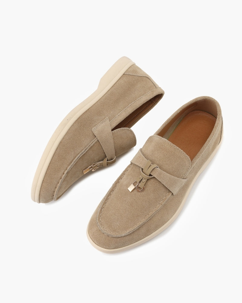 Damen-Loafer aus Wildleder