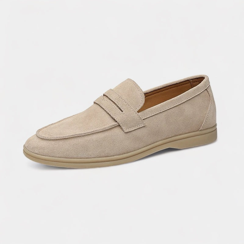 Herren-Loafer aus echtem Wildleder