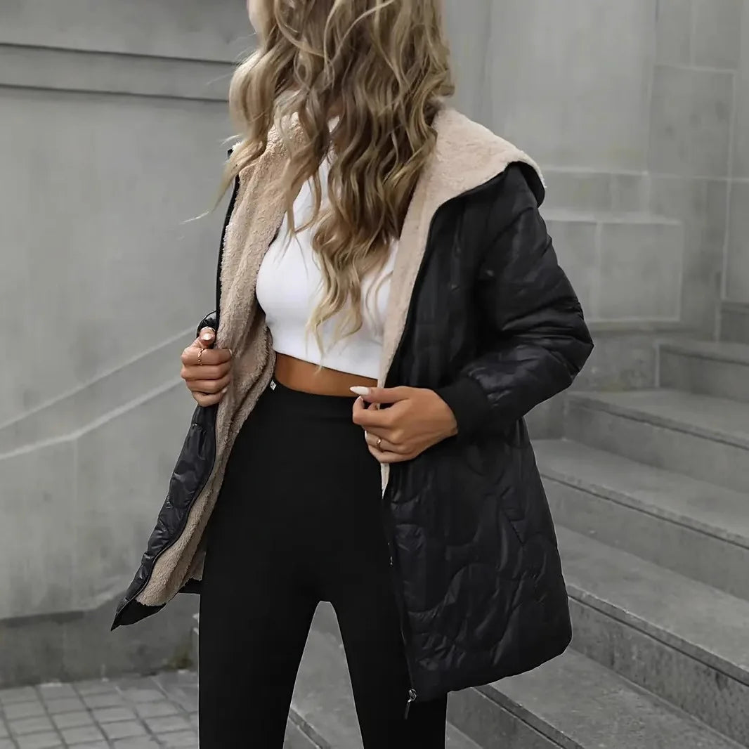 Gefütterter Wintermantel für Damen