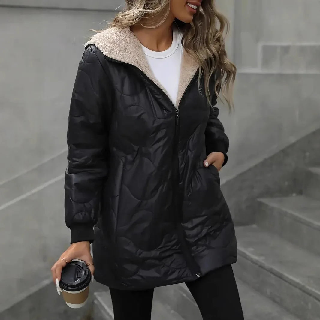 Gefütterter Wintermantel für Damen