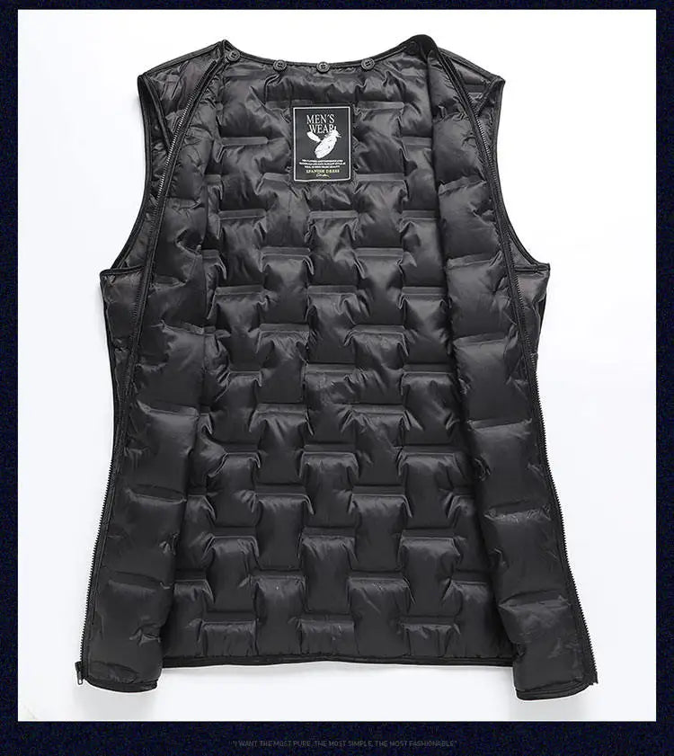 Trenchcoat aus Wolle mit Futter aus Entendaunen