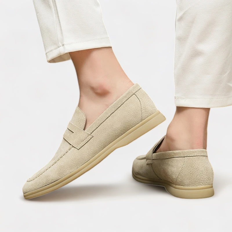 Herren-Loafer aus echtem Wildleder
