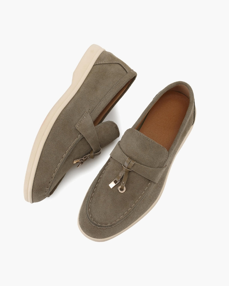 Damen-Loafer aus Wildleder