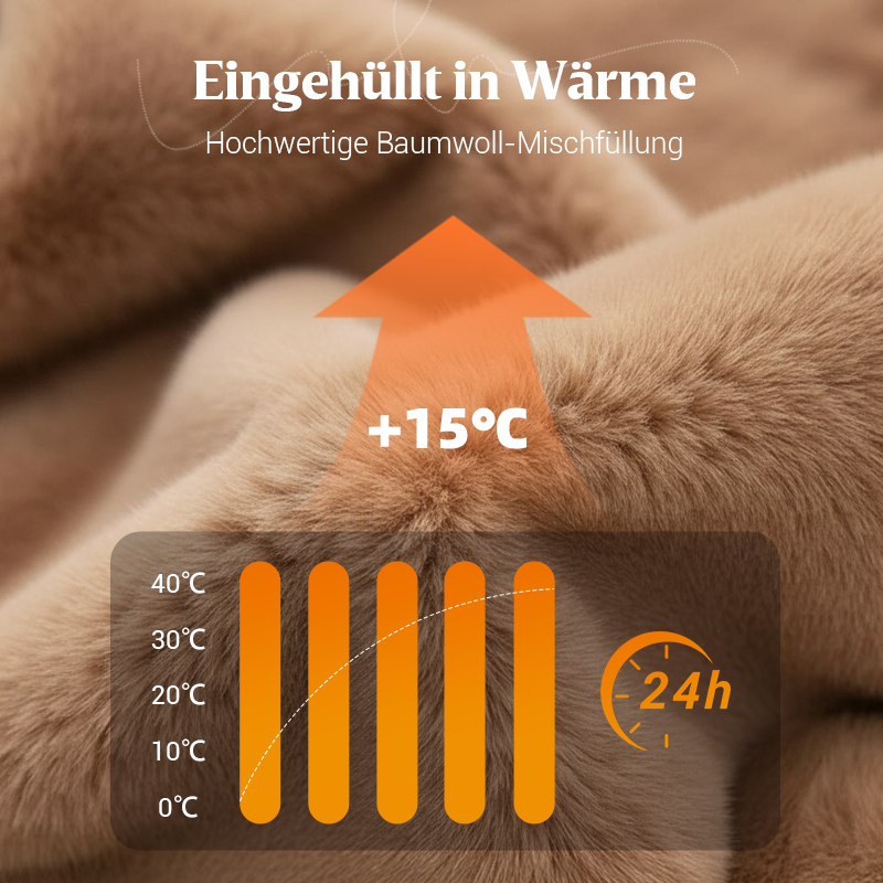 Damen Oversized Pufferjacke mit Kapuze