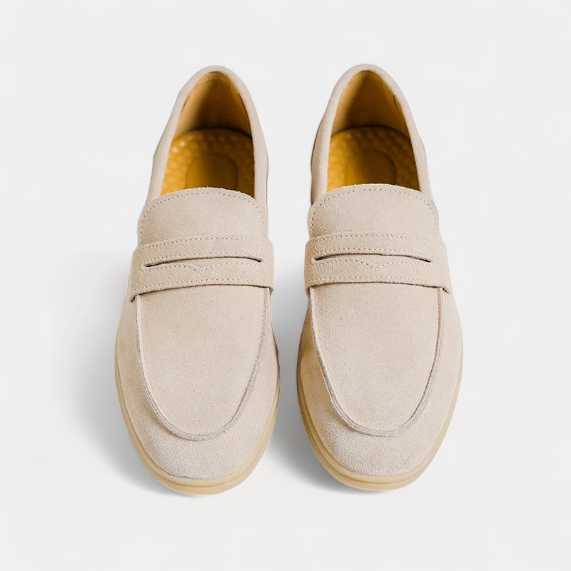 Herren-Loafer aus echtem Wildleder