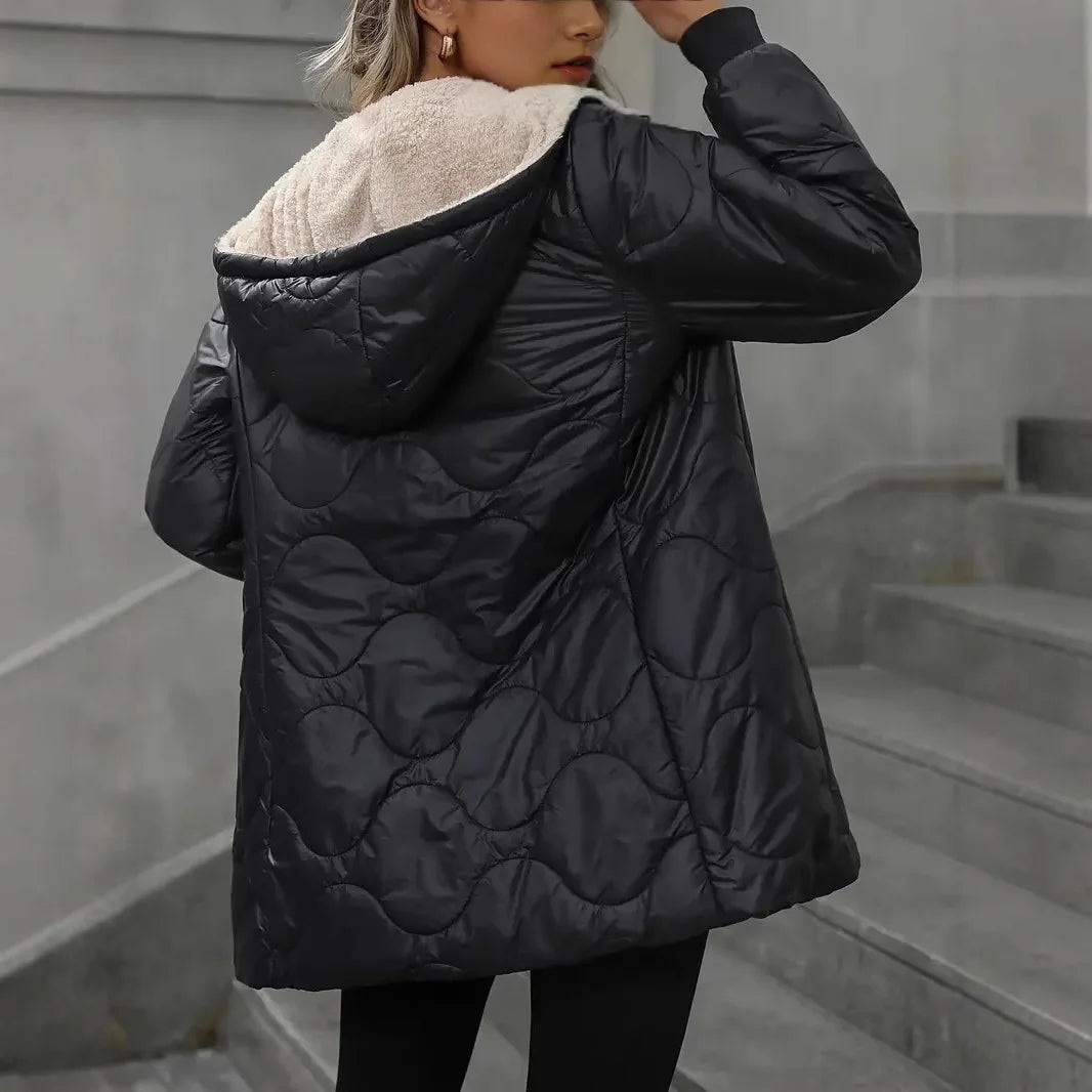 Gefütterter Wintermantel für Damen