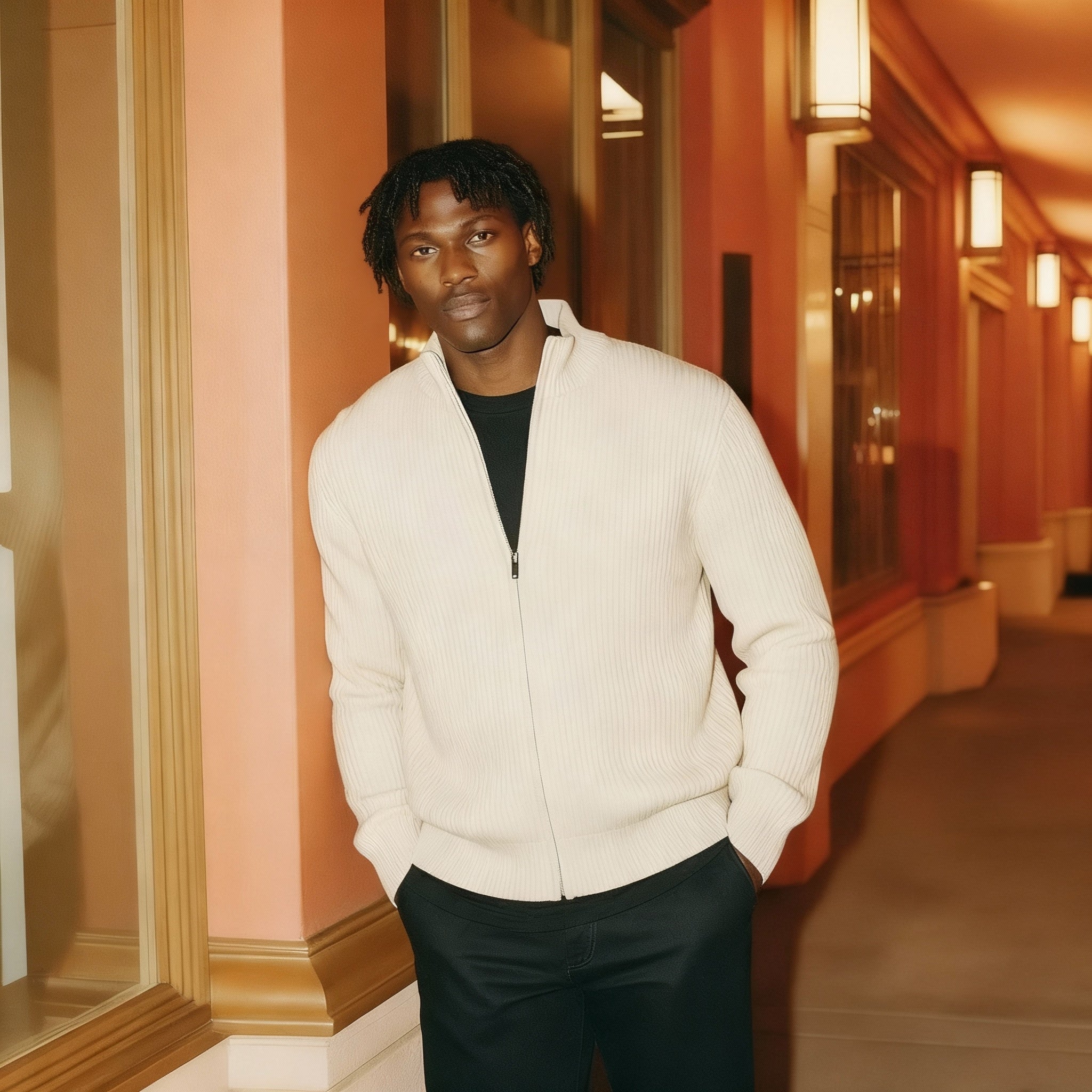 Pullover aus reiner Strickware