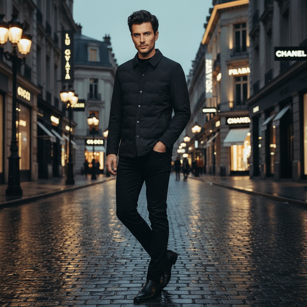 Eleganter Mantel im Business-Casual-Stil